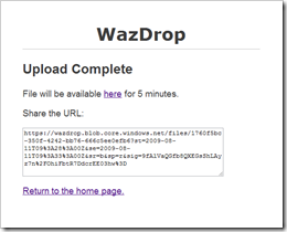 WazDrop screenshot